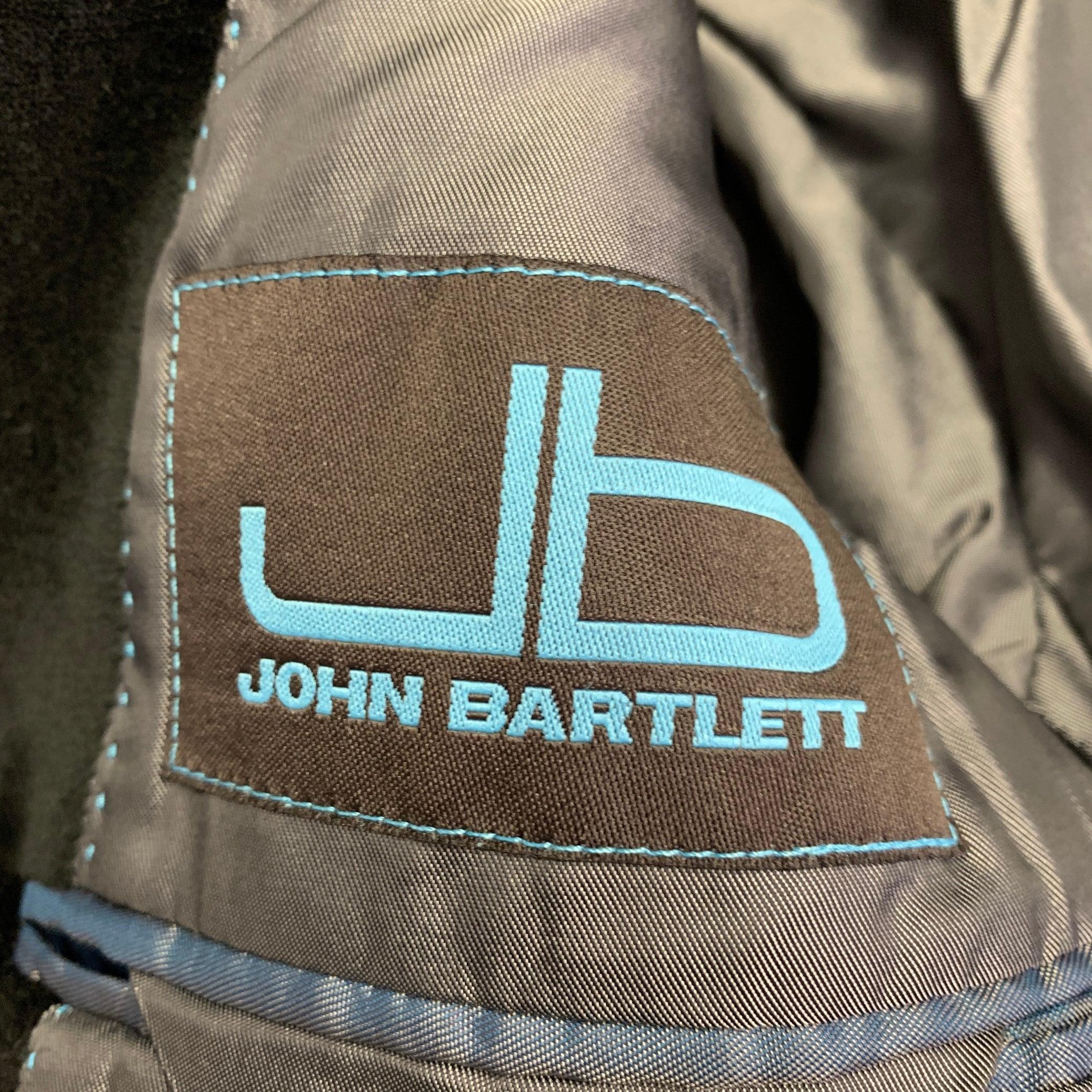 Uomo John Bartlett Taglia 38 - Cappotto sportivo monopetto in velluto nero in vendita