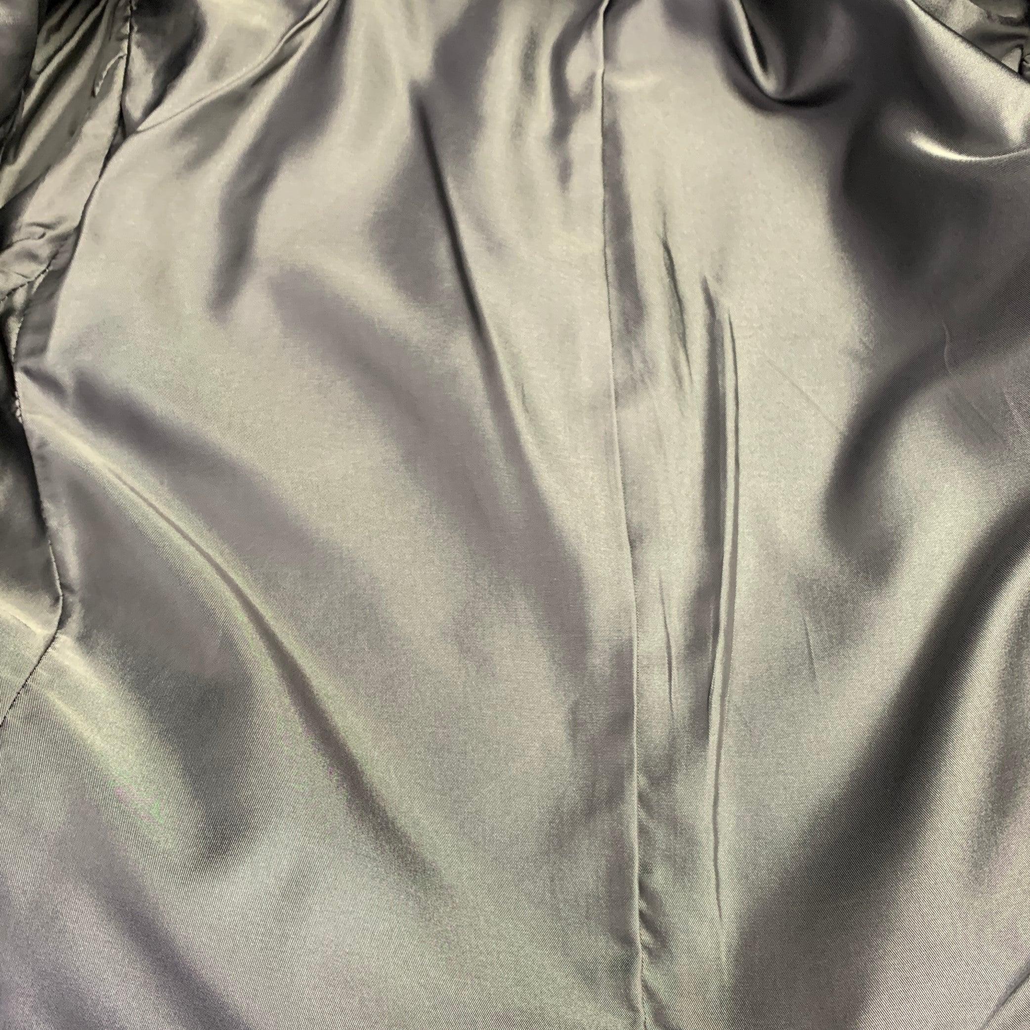 John Bartlett Taglia 38 - Cappotto sportivo monopetto in velluto nero in vendita 1