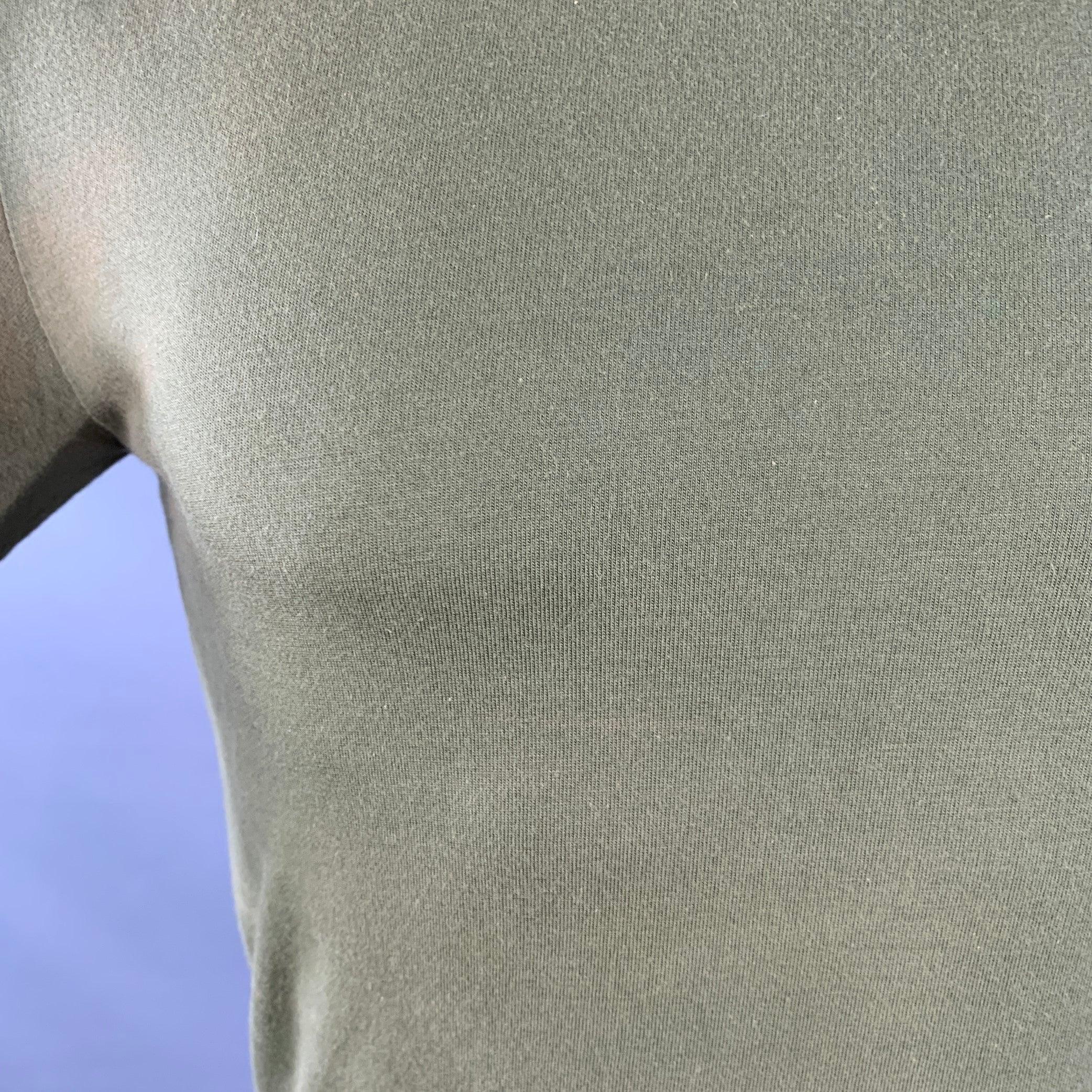 JOHN BARTLETT T-Shirt mit Rundhalsausschnitt, Größe 38, grün, oliv, Baumwolle im Angebot 1