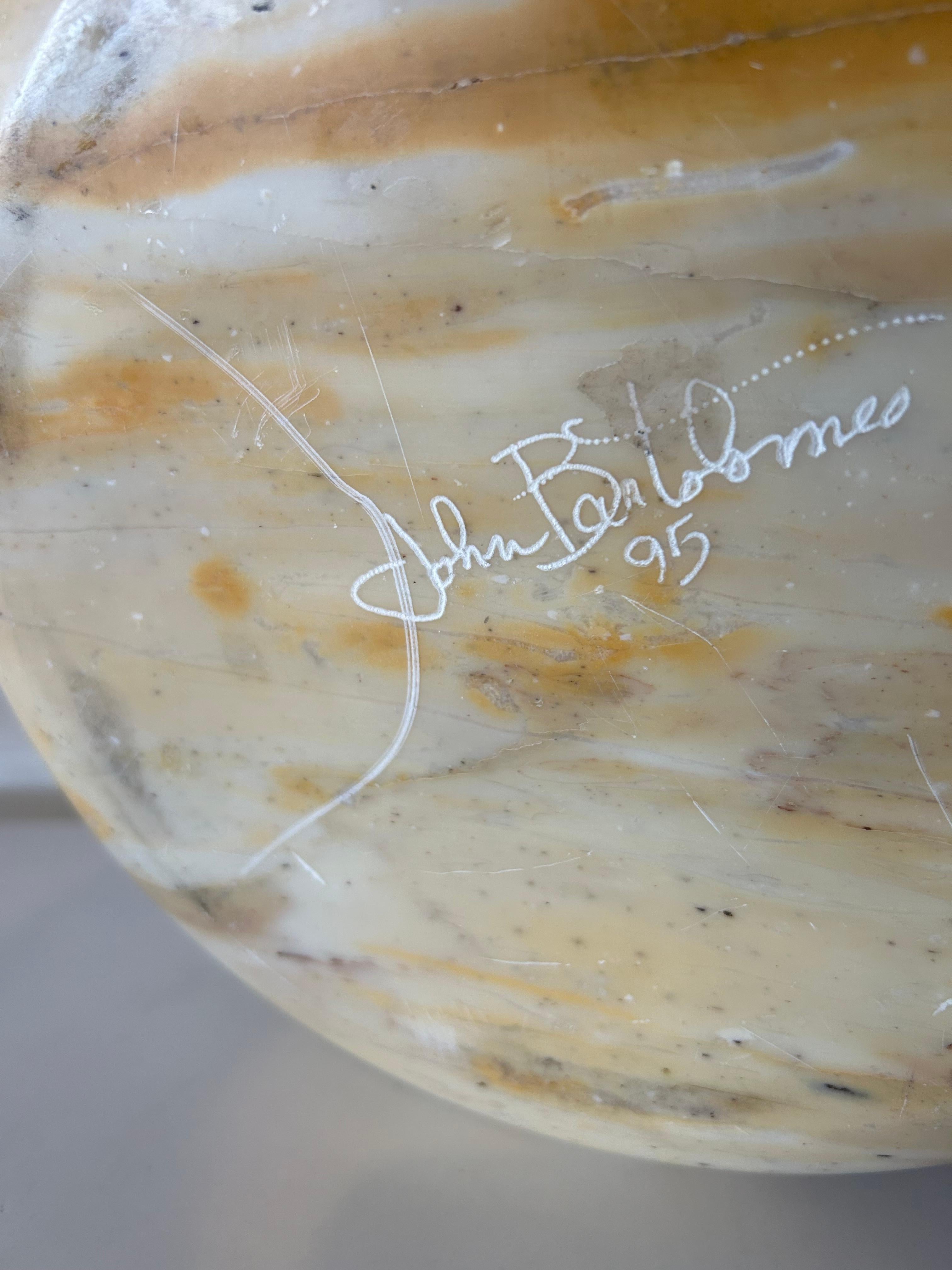 John Bartolomeo Solid Marble Mid-Century Bowls For Sale 4
