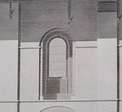 Architectural Fragment of St Albans Cathedral (1810), engraving by James Basire