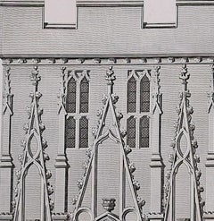 Architecture Fragments of St Albans Cathedral (1810), engraving by James Basire