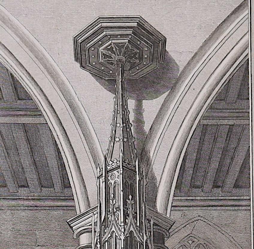 Fonts in Suffolk (1792), engraving by James Basire - Print by John Basire