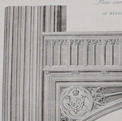 Plan of the Rood Loft in St George's Chapel (1790), engraving by James Basire