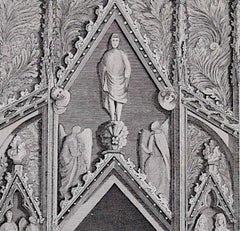 The Holy Sepulchre at Heckington in Lincoln (1795), engraving by James Basire