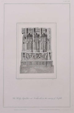 The Holy Sepulchre at Northwold in Norfolk (1795), engraving by James Basire