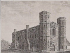 Wainflete School, Lincolnshire (1790), engraving by James Basire