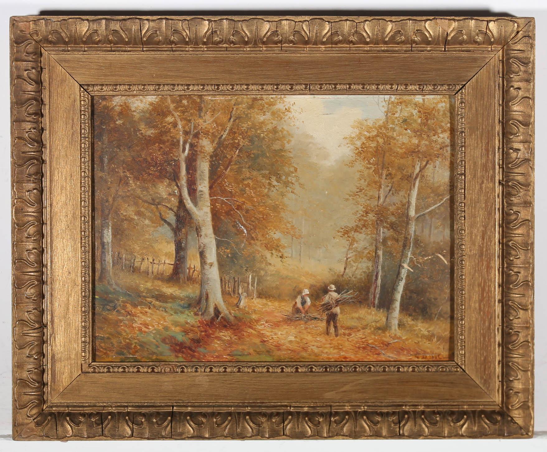 John Bates Noel (1870-1927) - Framed Oil, The Beech Wood Malvern For Sale 2