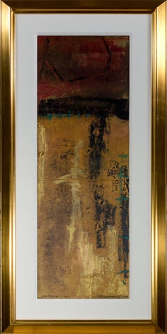 "Cartouche 1-16" original mixed media painting signed by John Baughman