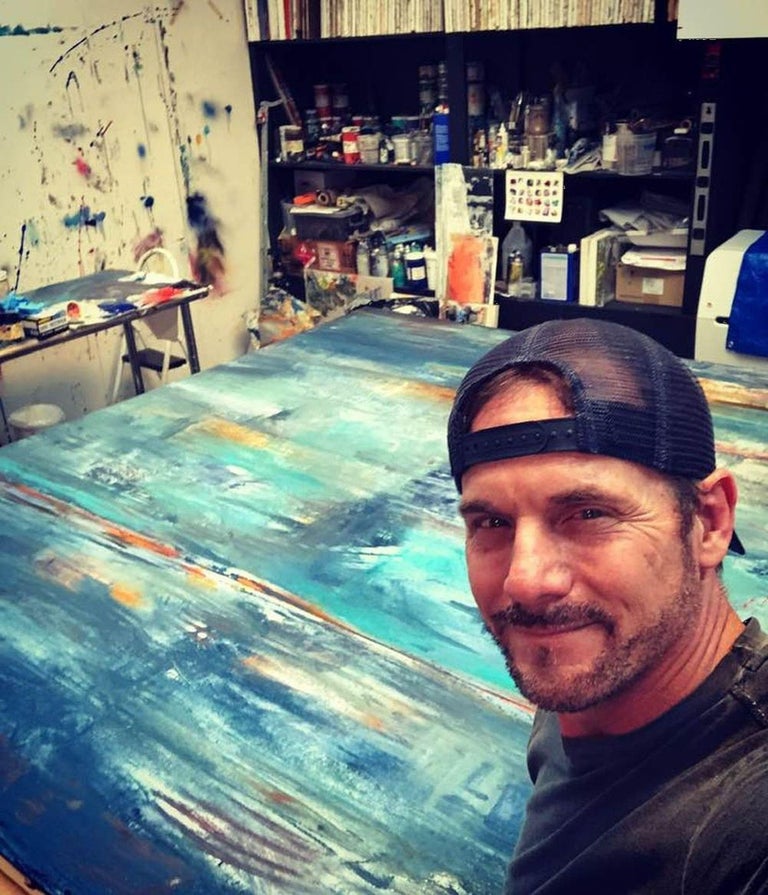 John Beard (American) 154 II, Contemporary Original Art Hand Painted