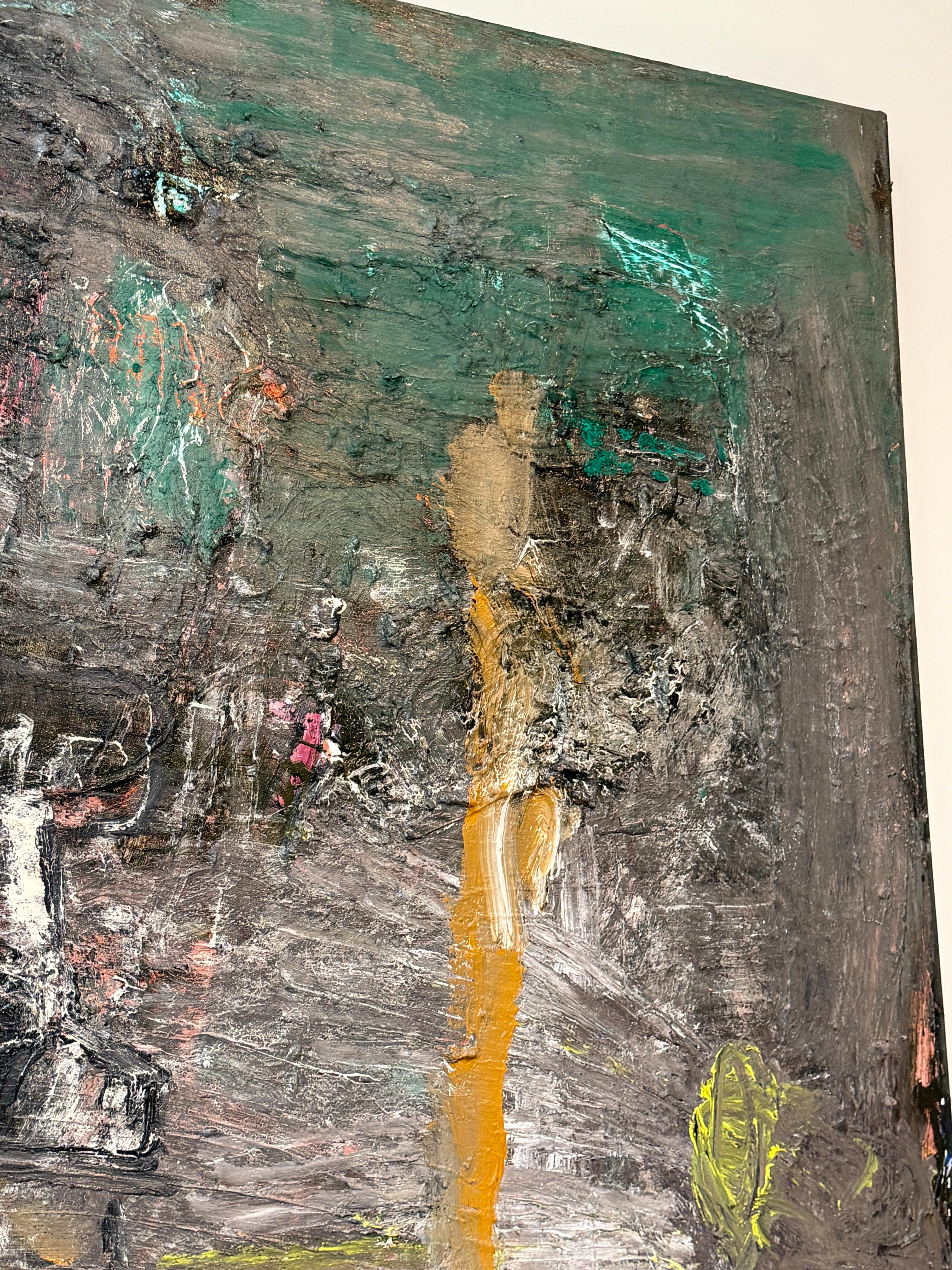 Canvas John Beardman Painting, 1988 For Sale