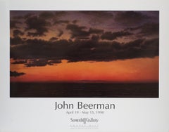1998 After John Beerman 'Dusk, Green Bay' Contemporary Brown, Orange USA Offset