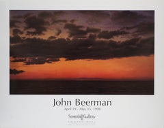 1998 After John Beerman 'Dusk, Green Bay' Contemporary Brown, Orange USA Offset 