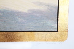 Sous les palmiers, lithographie impressionniste de John Beerman