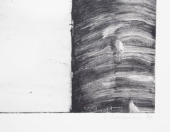 Tra gli alberi, monotipo impressionista di John Beerman