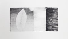 Between the Trees, Impressionist Monotype by John Beerman