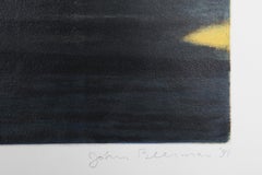 Blue Hour, acquaforte impressionista all'acquatinta di John Beerman