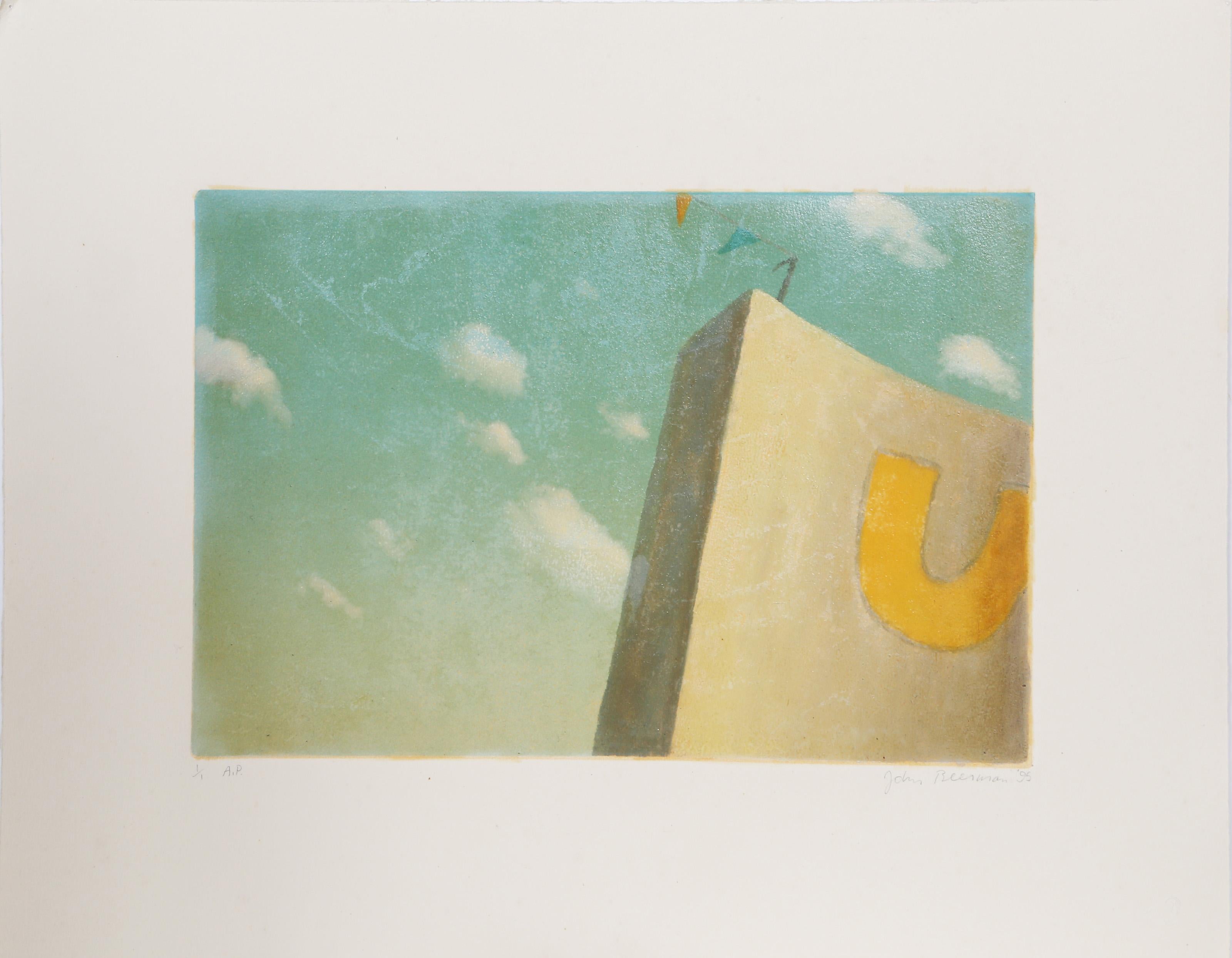 Flagline, monotipo impresionista de John Beerman