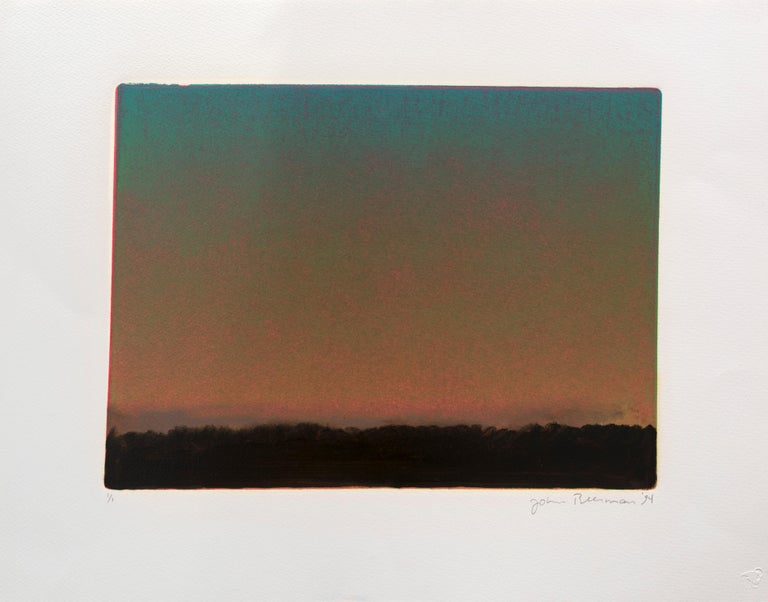 John Beerman John Beerman - Landscape with Sunset I For Sale at 1stDibs