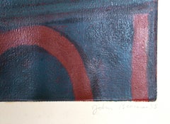 Roof, Impressionist Monotype by John Beerman