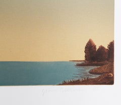 Sea Outlook, Impressionist Etching by John Beerman