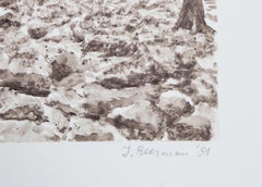 Stone Tunnel, monotype impressionniste de John Beerman