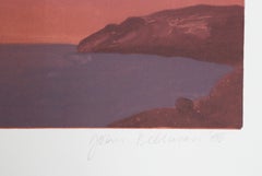 Sunset Cove, Monotipo impressionista di John Beerman