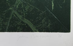 Sunset River, acquaforte impressionista all'acquatinta di John Beerman