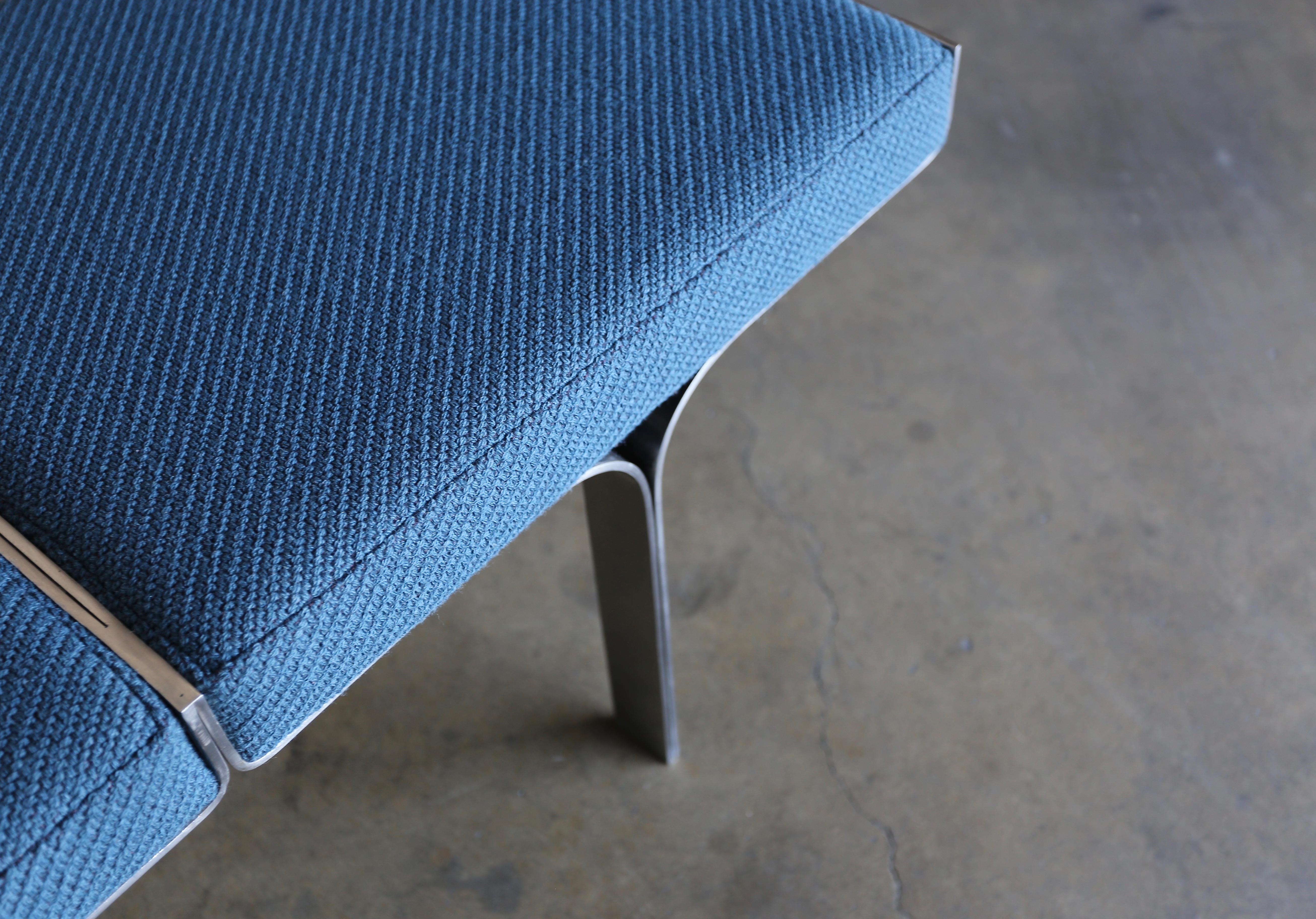 Aluminum John Behringer 'Link' Bench for JG Furniture