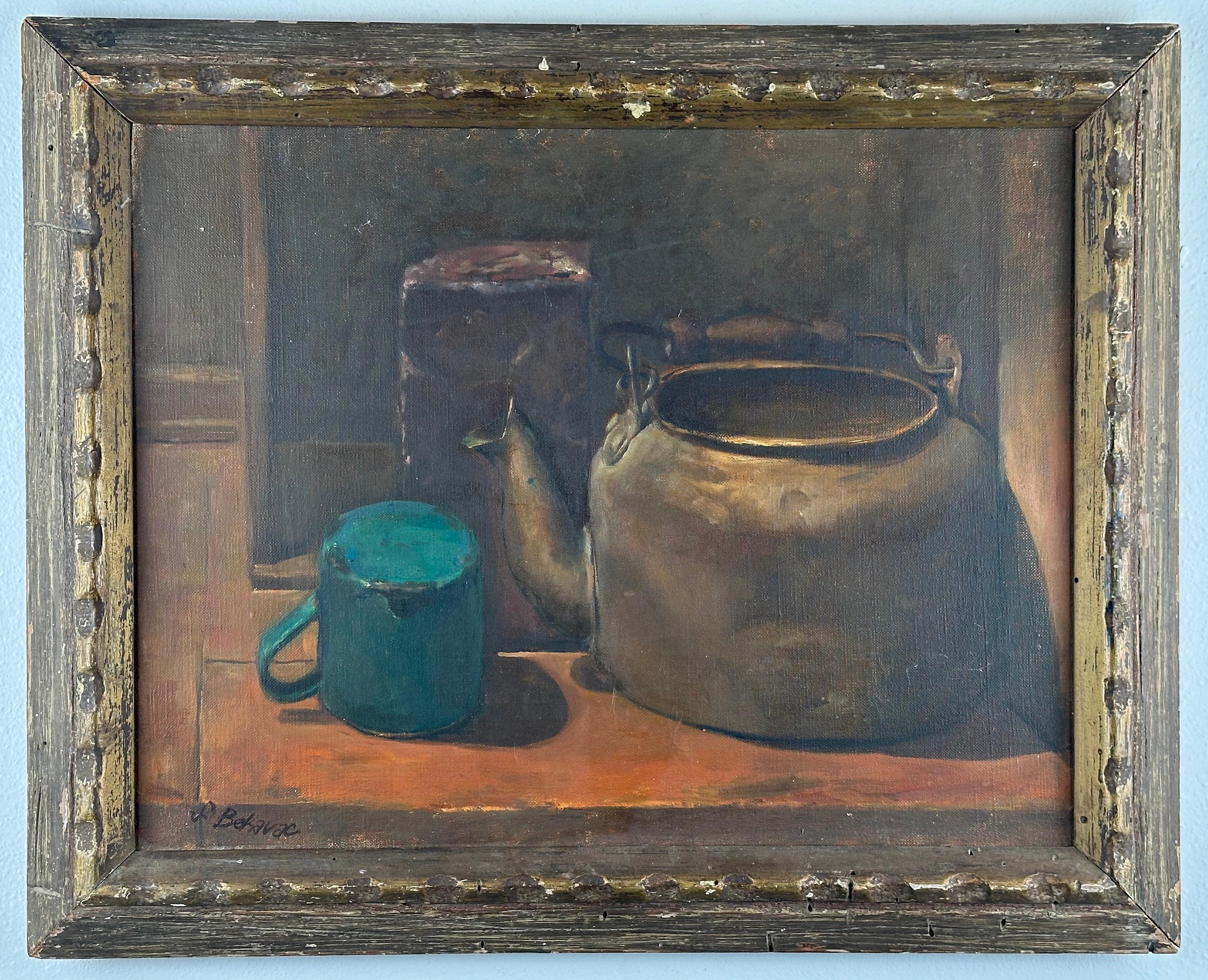 Stilleben mit Teekessel