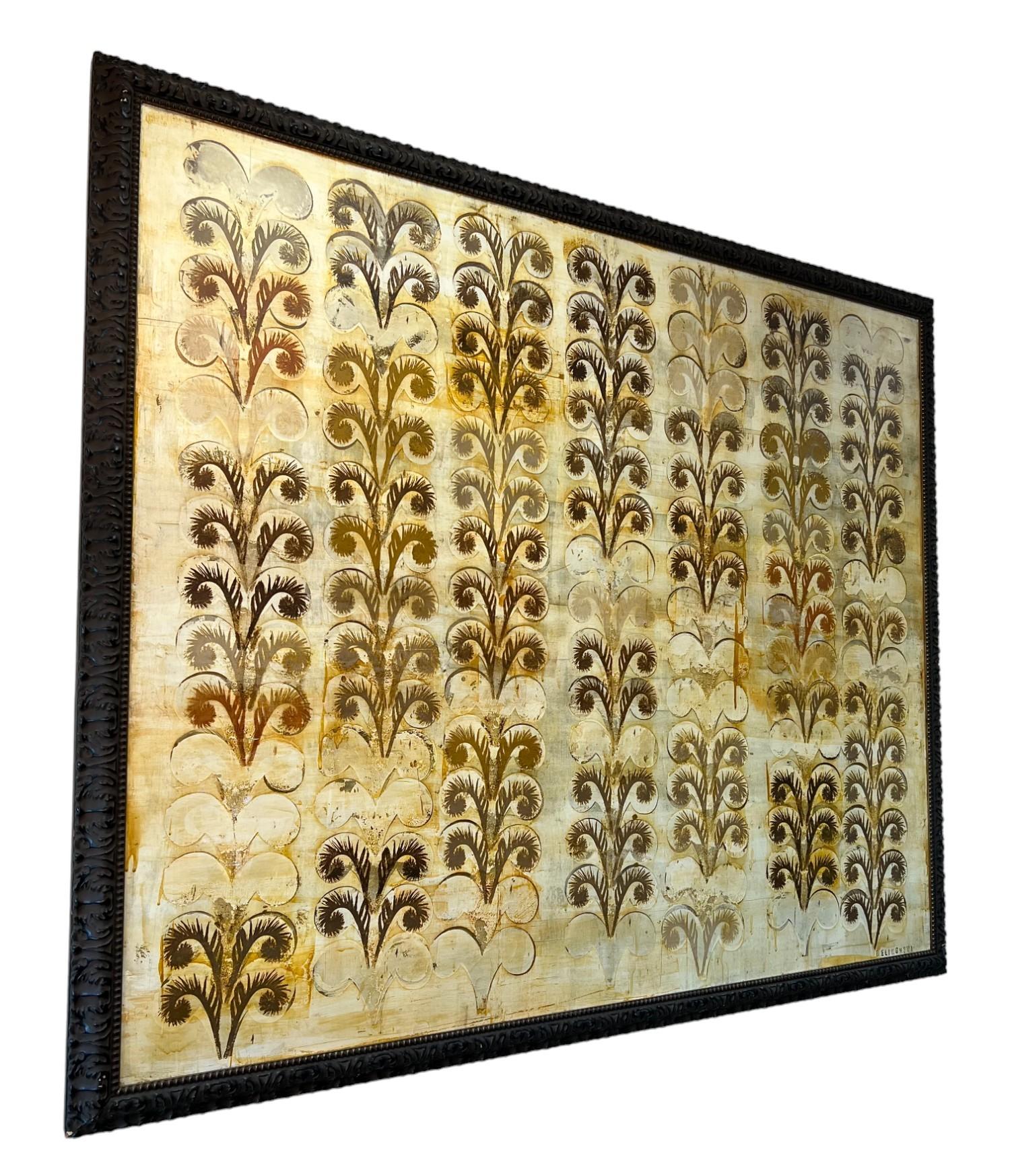 Organico moderno John Belingheri Media mista astratta, con cornice in vendita