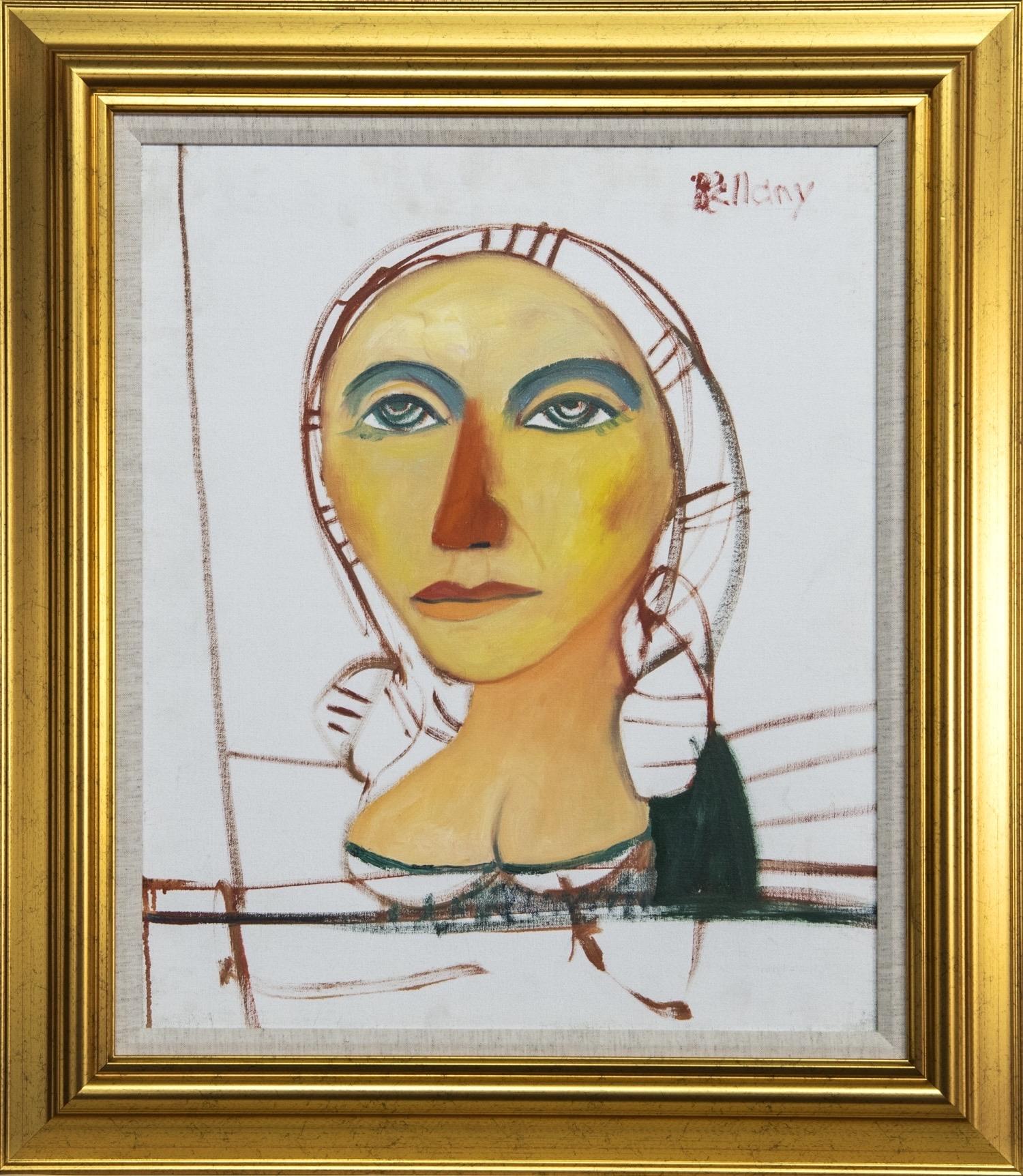 John Bellany Portrait Painting - Mona Lisa
