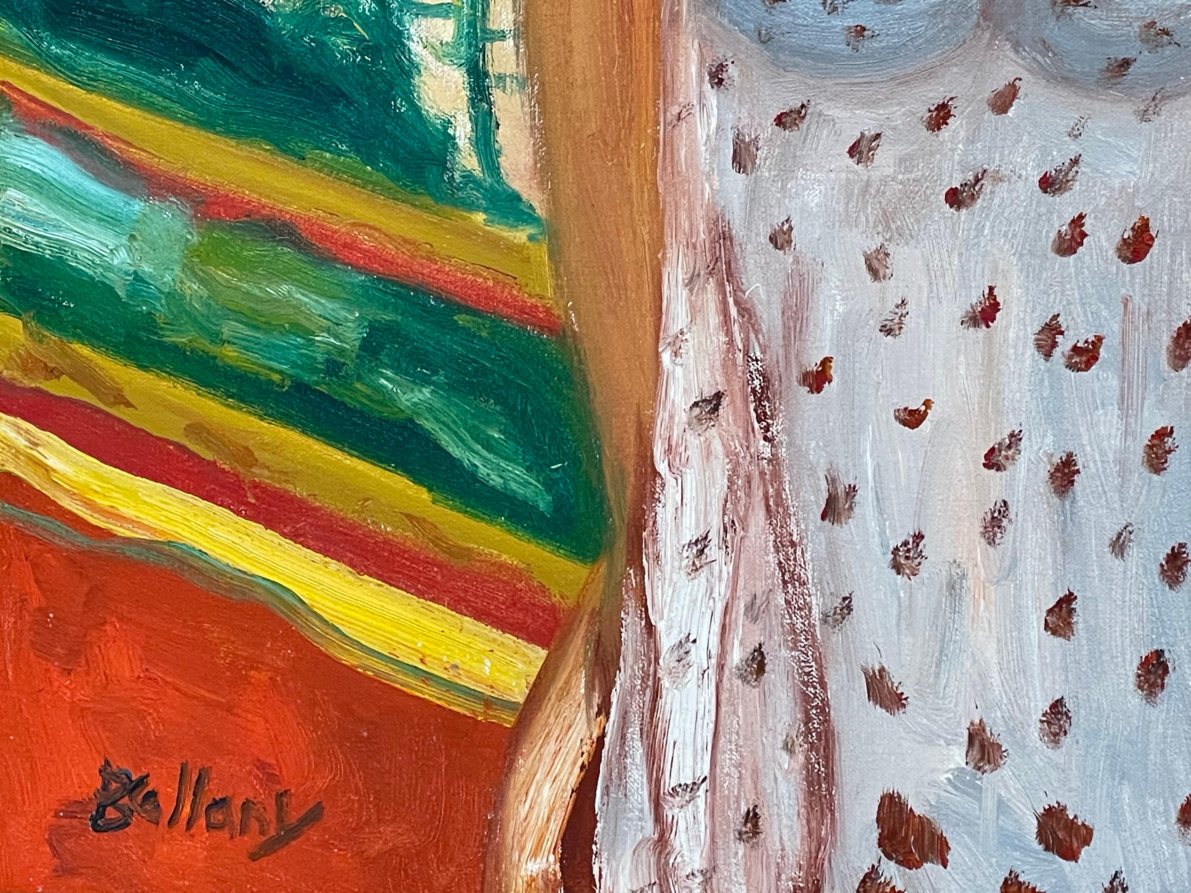 Femme dans le champ - Painting de John Bellany