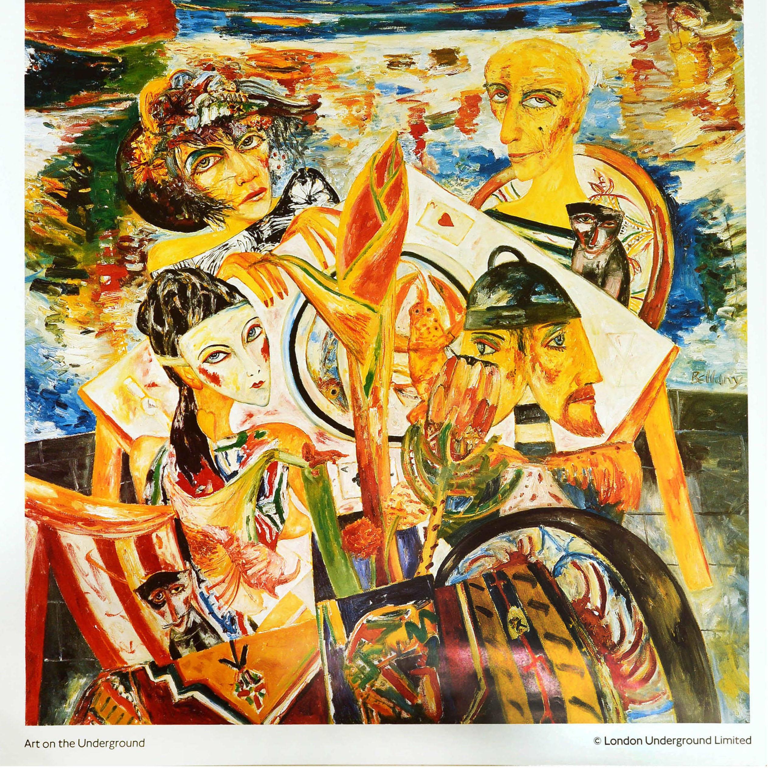 Vintage Londoner U-Bahn-Poster, Camden Lock, John Bellany, Camden Town im Angebot 3