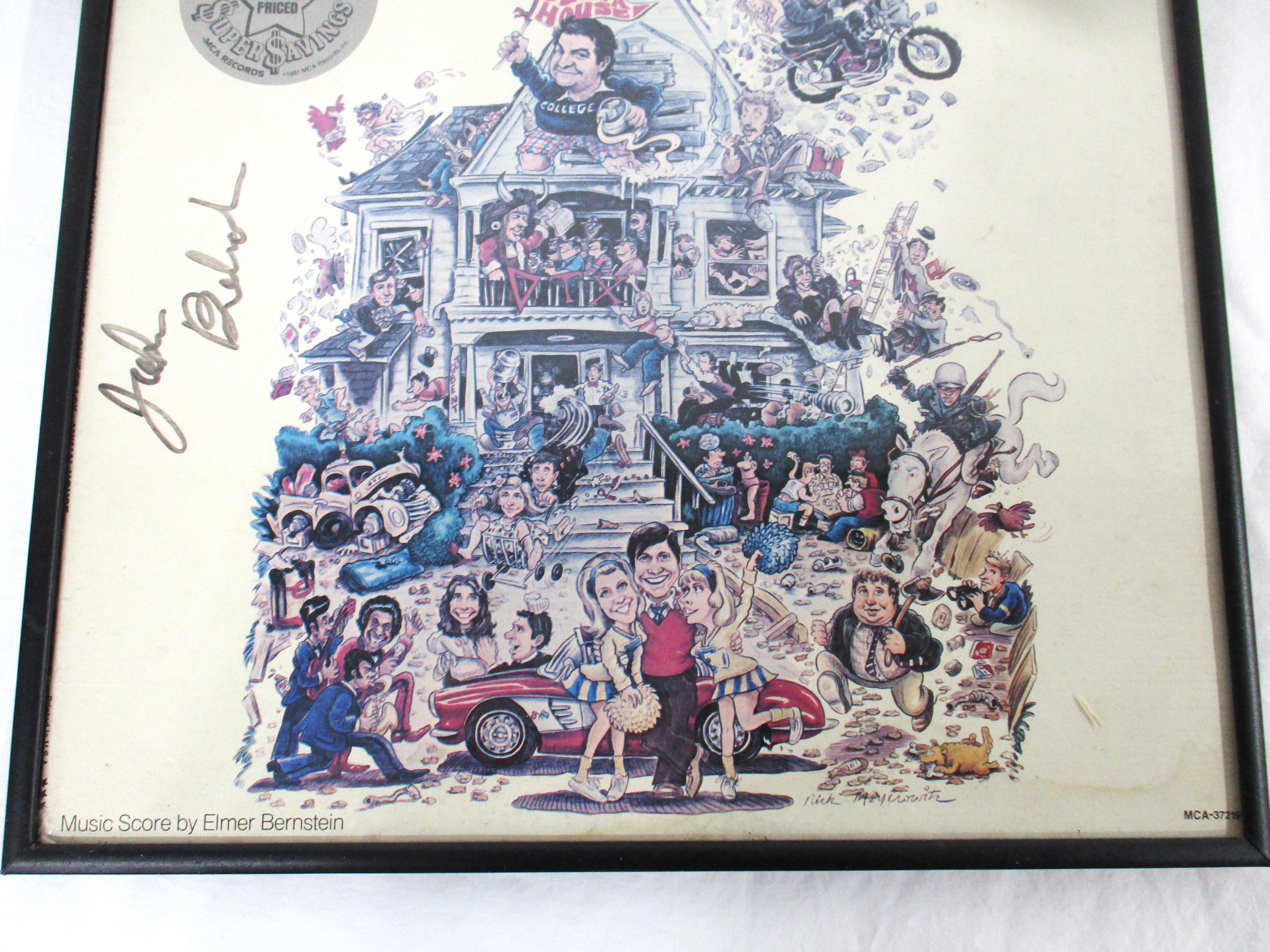 Mid-Century Modern Album de disques Animal House autographié par John Belushi en vente