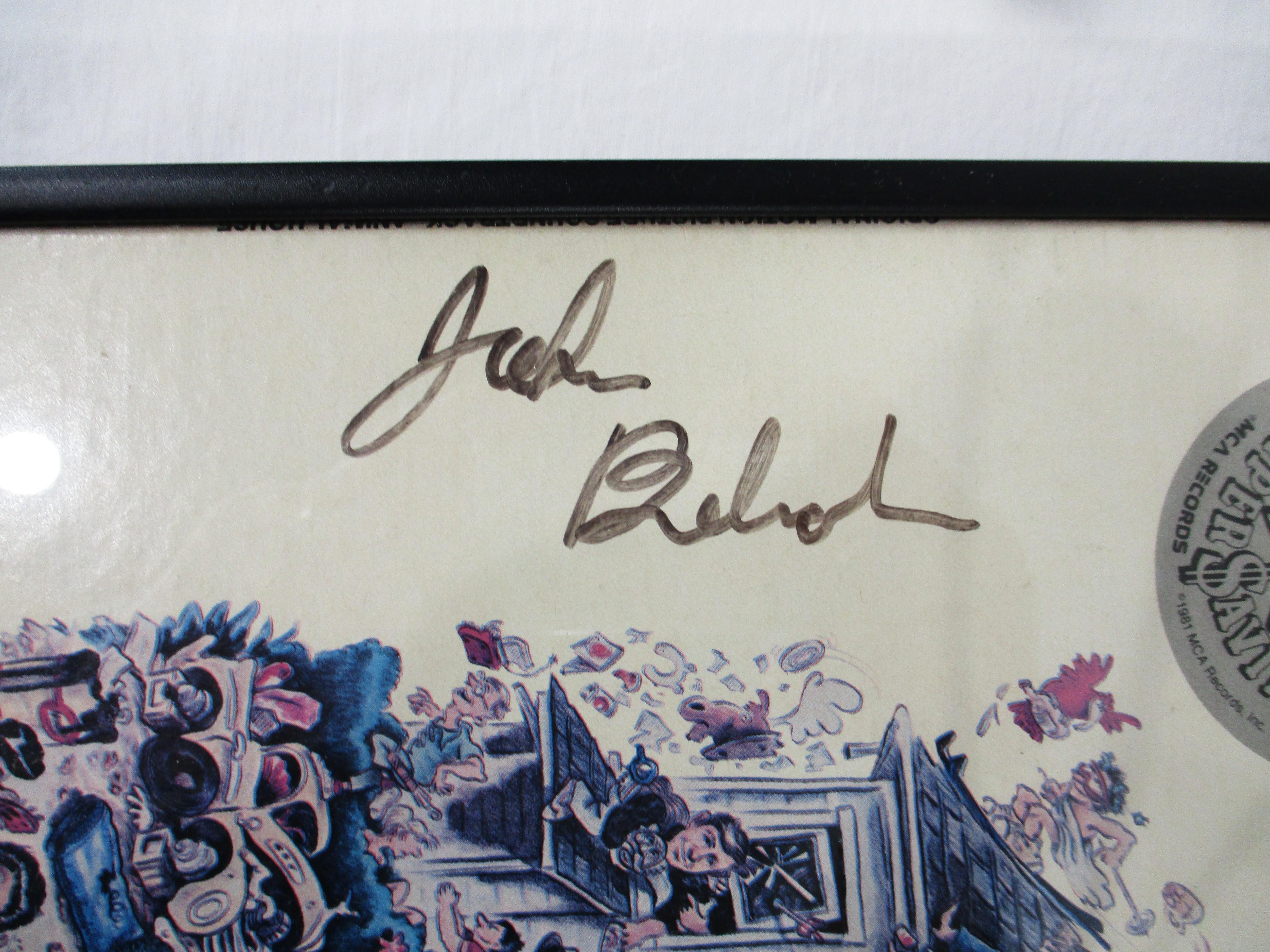 Album de disques Animal House autographié par John Belushi Bon état - En vente à Cincinnati, OH