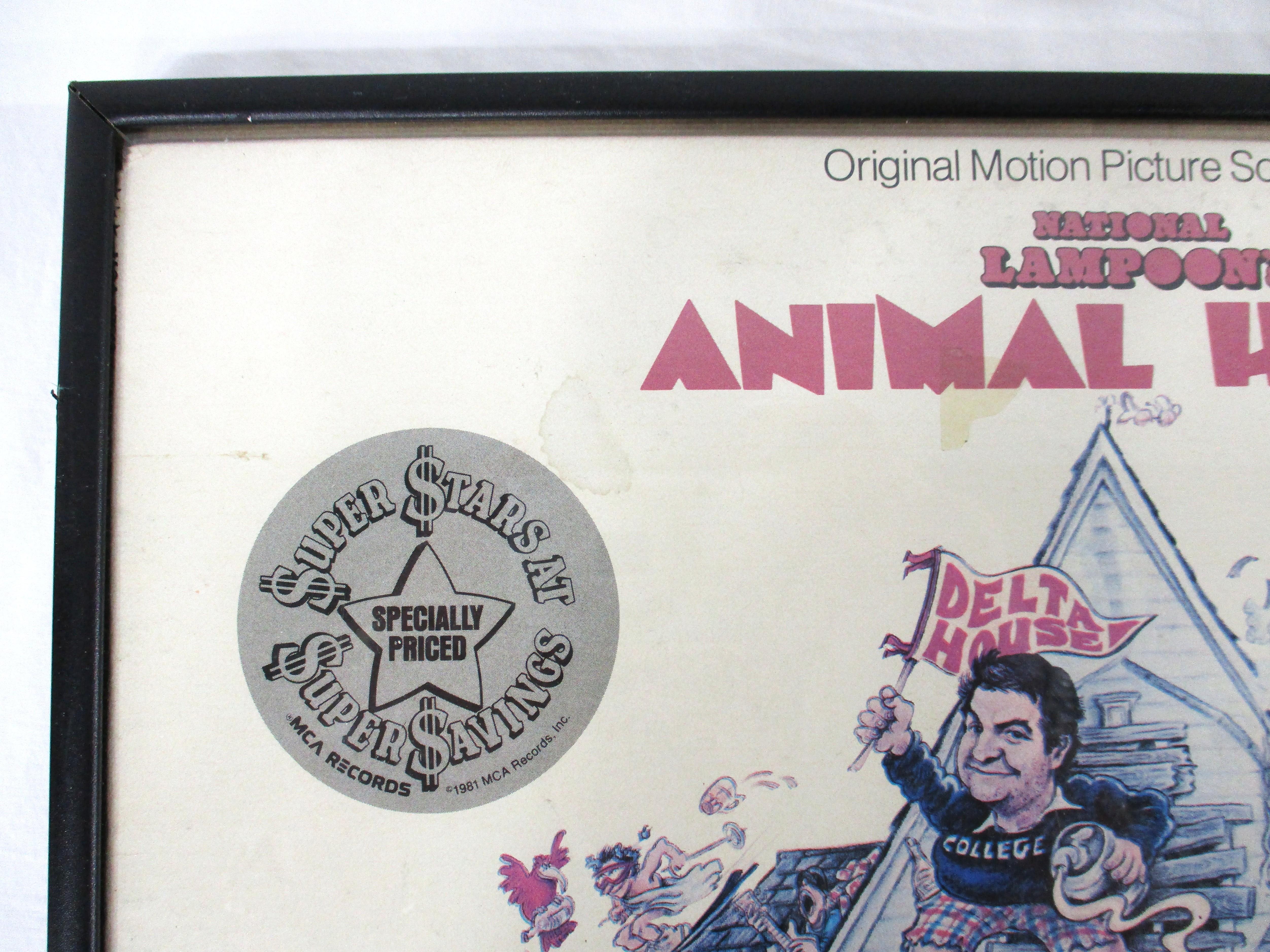 Fin du 20e siècle Album de disques Animal House autographié par John Belushi en vente