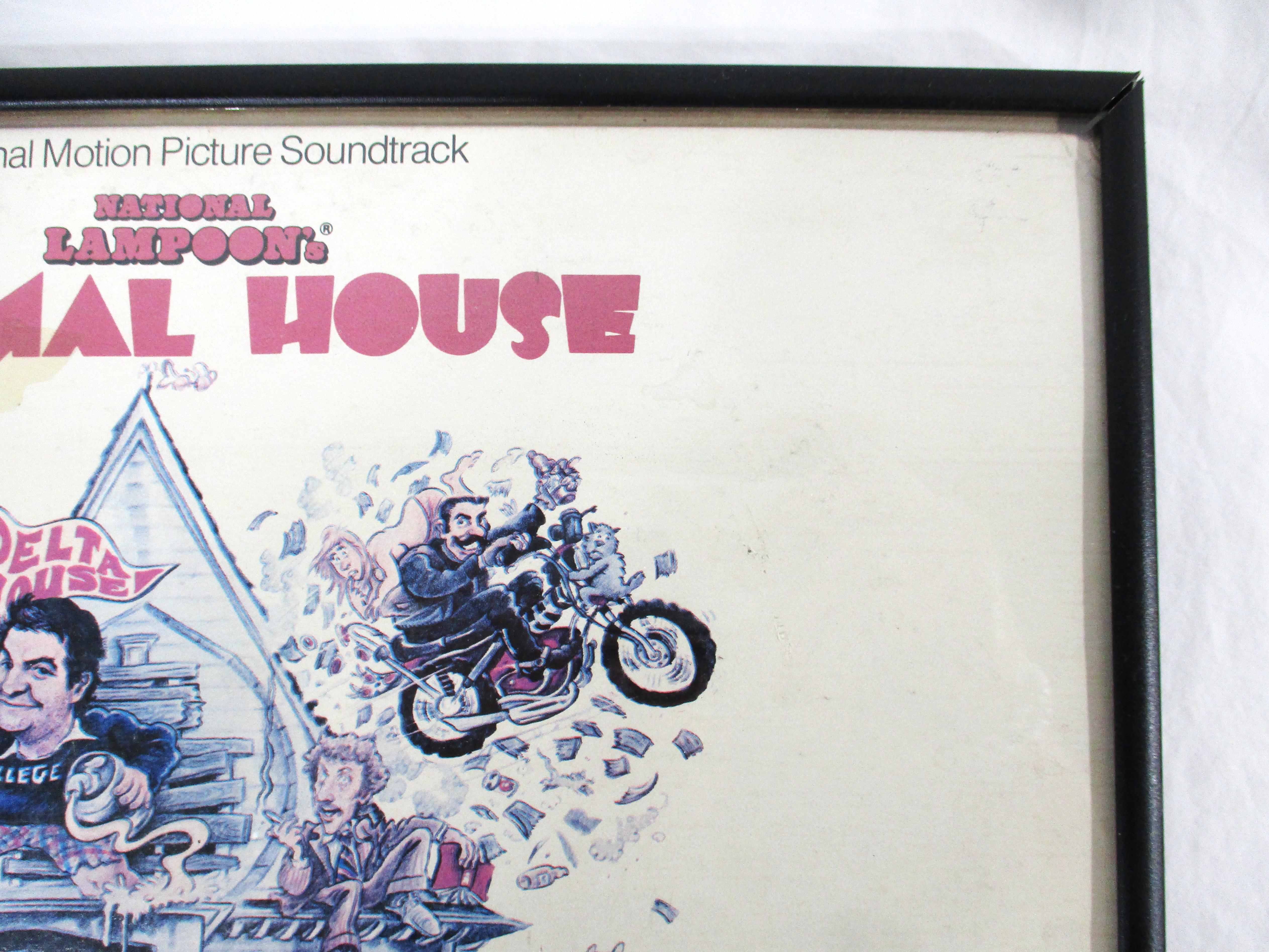 Plastique Album de disques Animal House autographié par John Belushi en vente