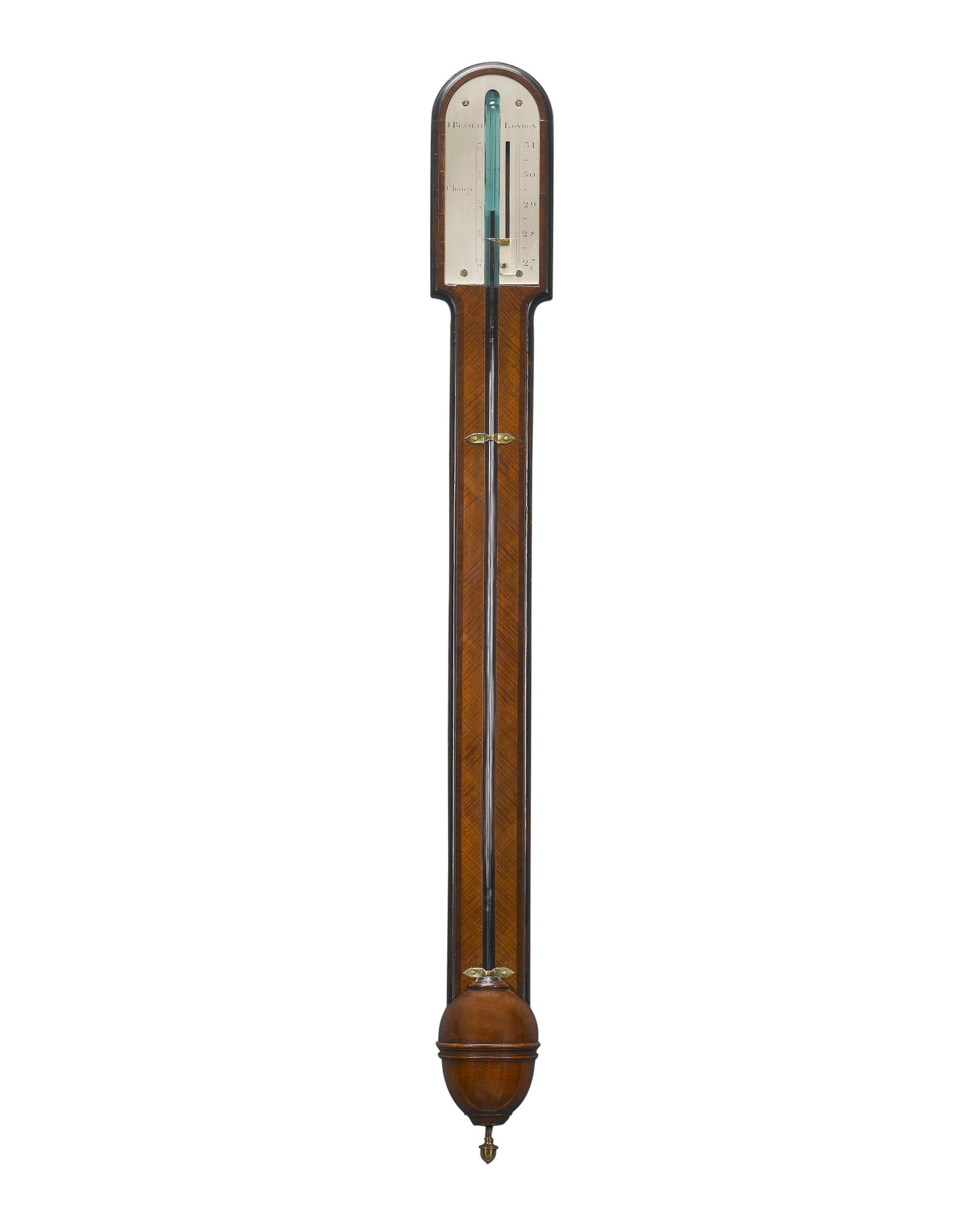 English John Bennett Georgian Barometer For Sale