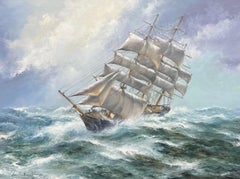 Clipper Ship in Tempestuous Seas