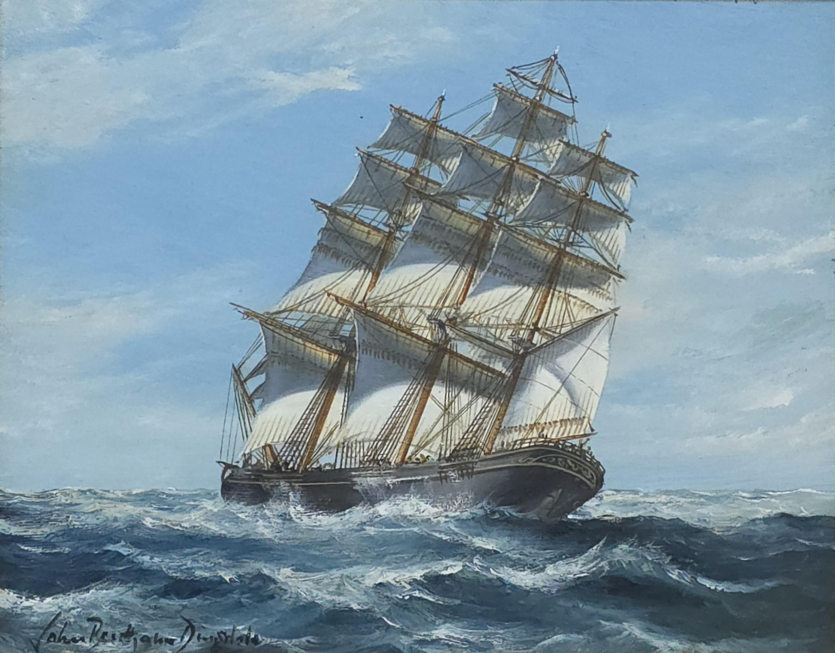 Clipper Ship Taeping - Painting by John Bentham-Dinsdale