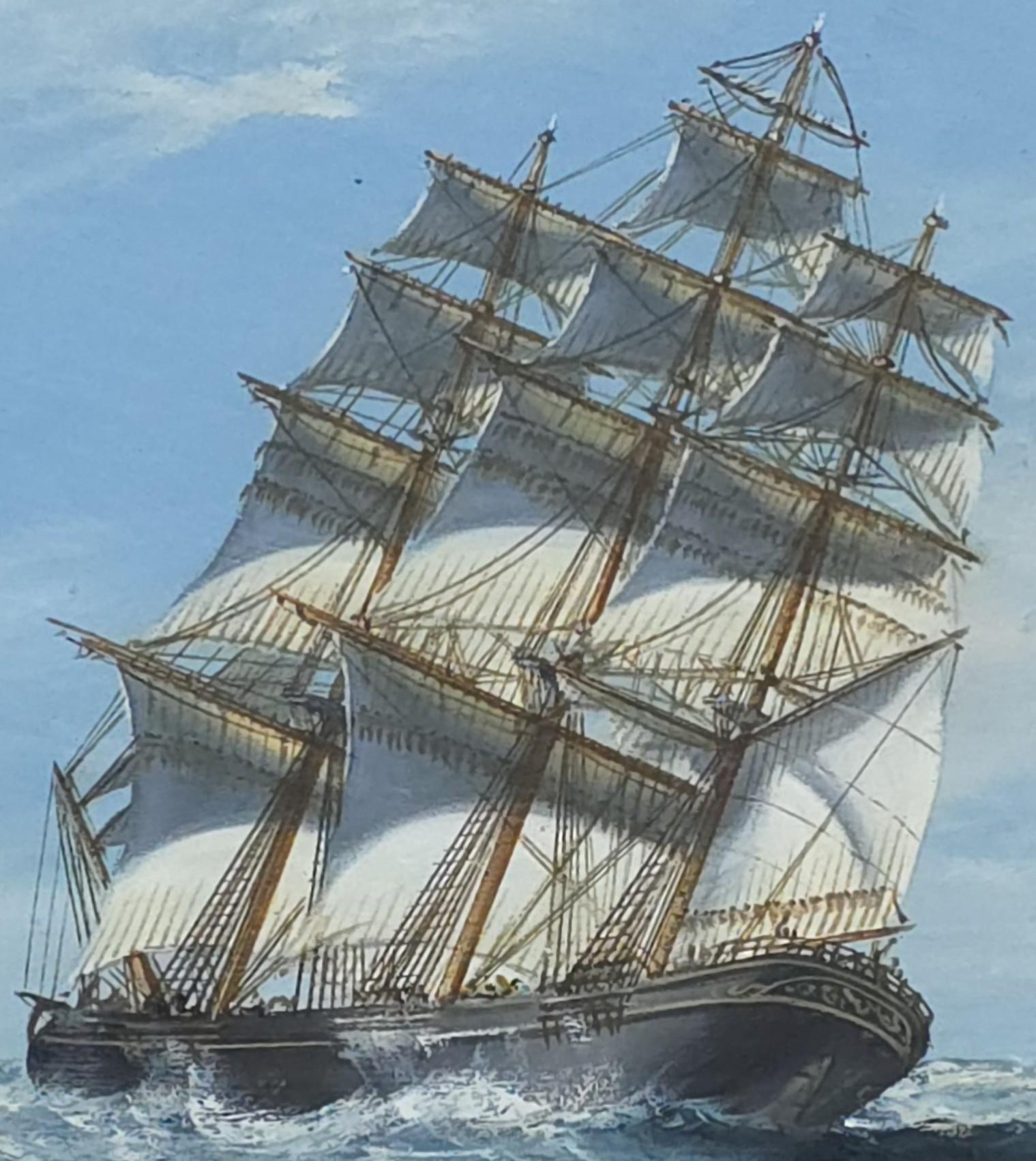 Clipper Ship Taeping - English School Painting by John Bentham-Dinsdale