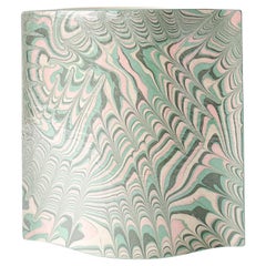 John Bergen Postmodern Marbled Glaze Vase