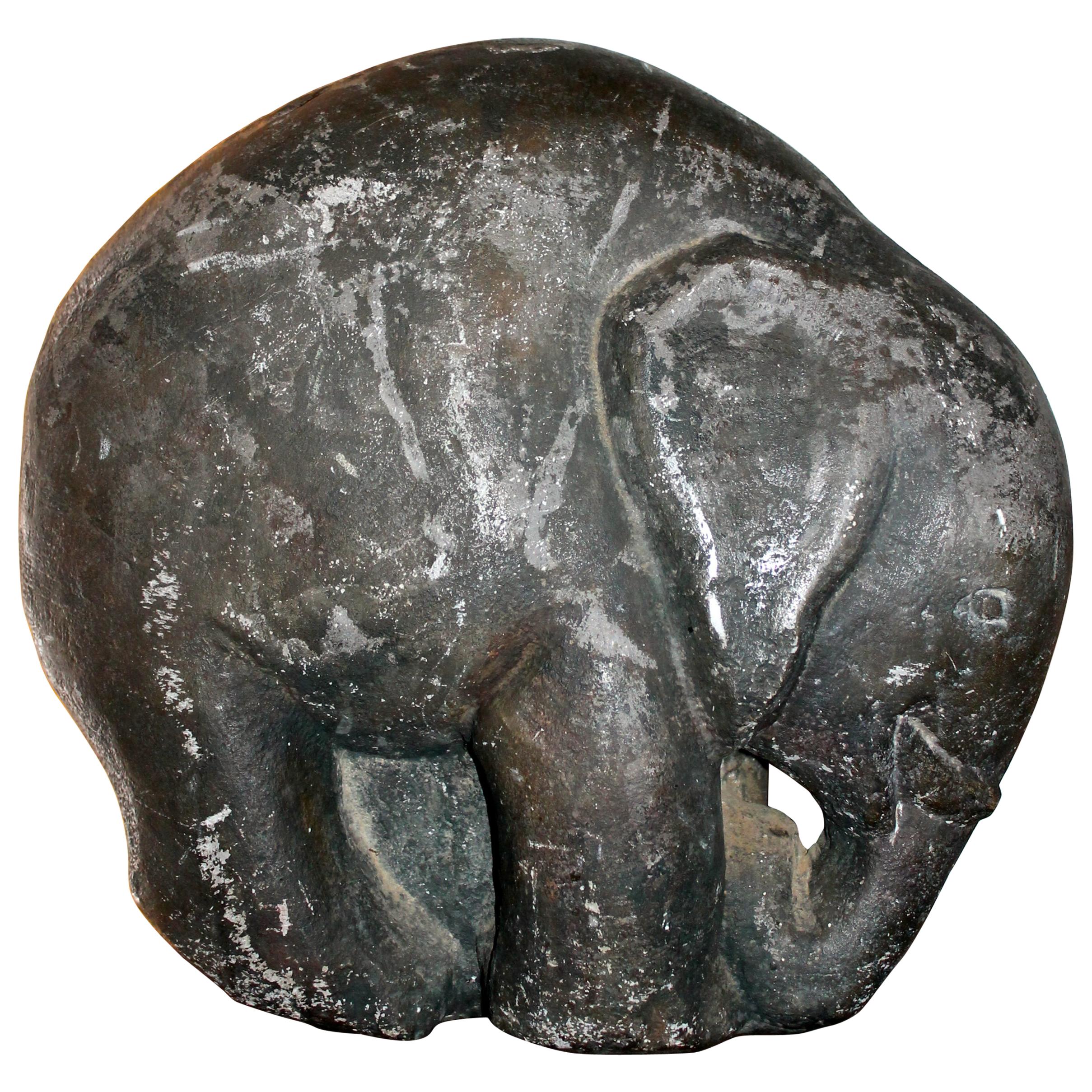 John Bernard Flannagan "Elephant" Whitney Museum Authorized Cast Stone