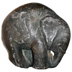 John Bernard Flannagan "Elephant" Rare Authorized Cast Stone