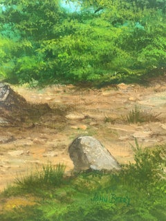 "Solitary", John Berry, Native American Indians, Realism, Oil/Canvas, 40x30 in