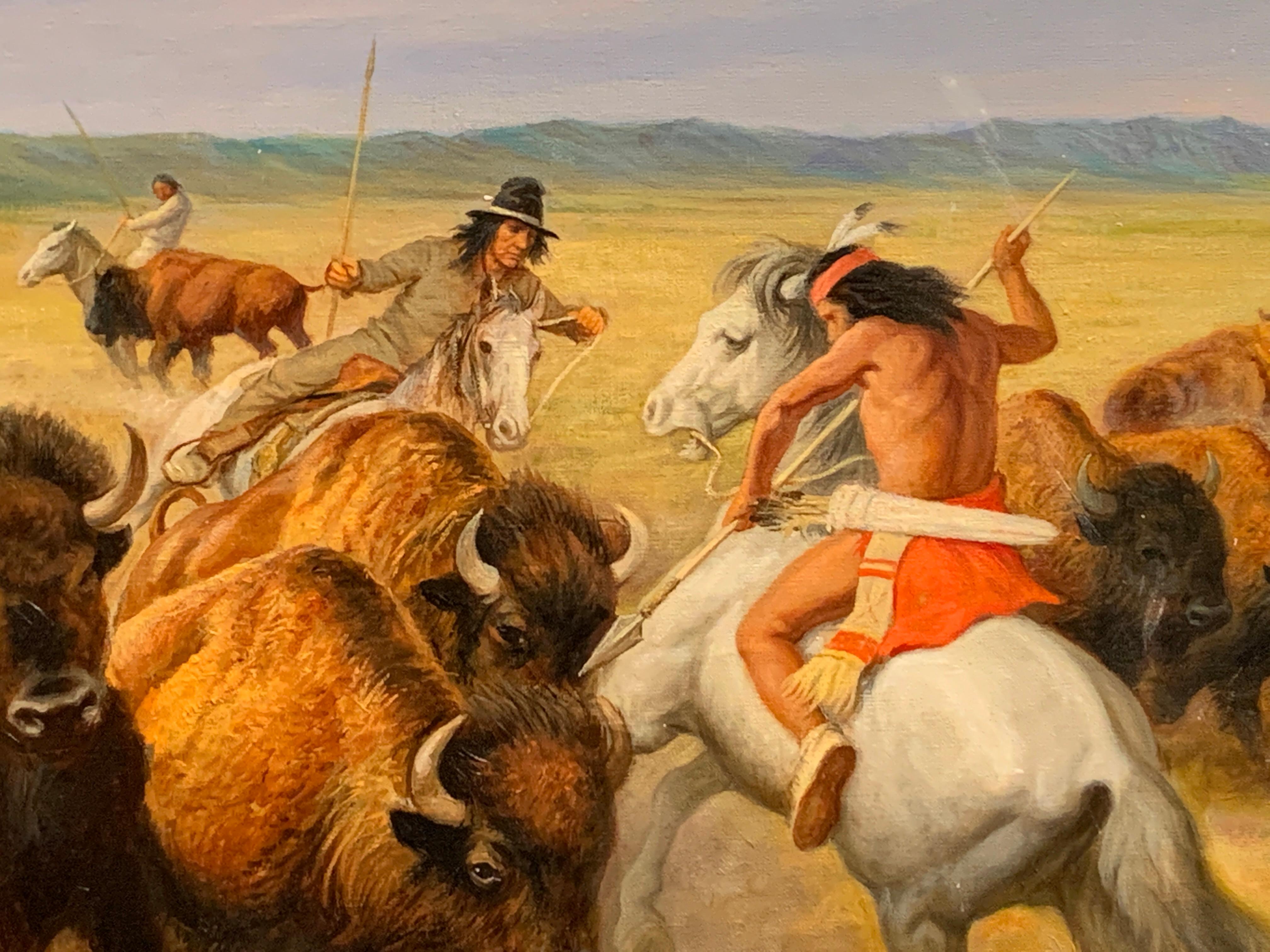 did the apache hunt buffalo