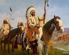 "Wealth of A Nation", John Berry, Native American Indians, Oil/Canvas, 30x36 in.