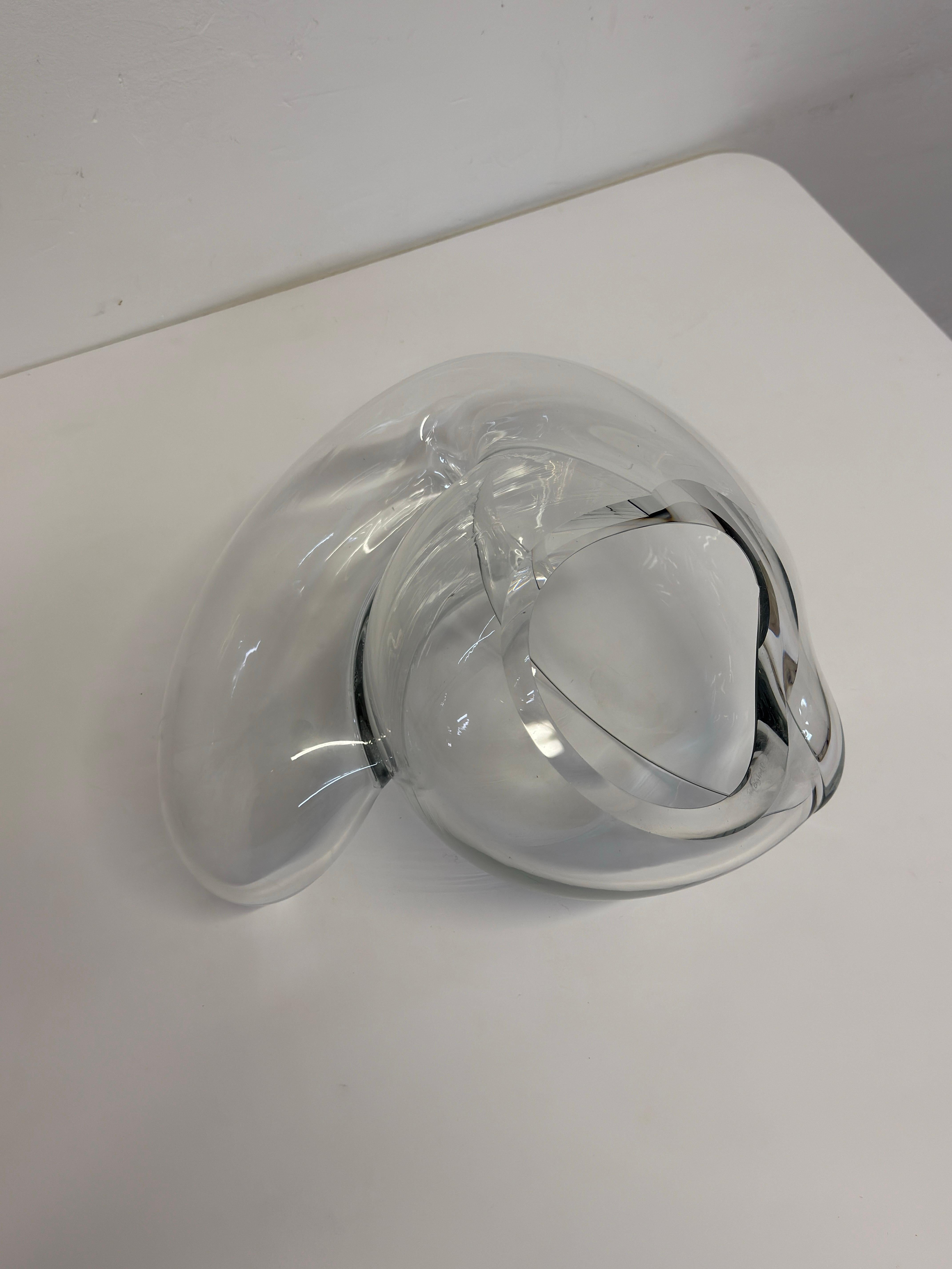 Scultura in vetro soffiato amorfo fatta a mano di John Bingham in vendita 6
