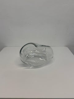 Scultura in vetro soffiato amorfo fatta a mano di John Bingham